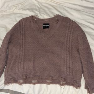 Kittenish by Jessie James Decker mauve x small sweater, runs large